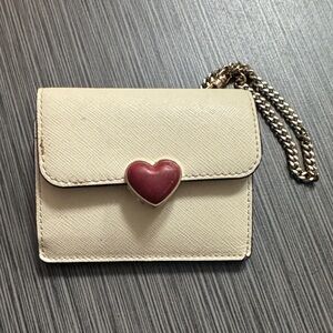 Kate Spade Cream and Red Heart Wallet